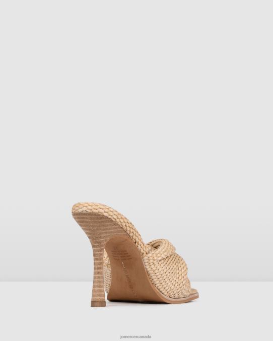 Lana high heel sandals Jo Mercer Natural Woven Footwear 6D6FN109