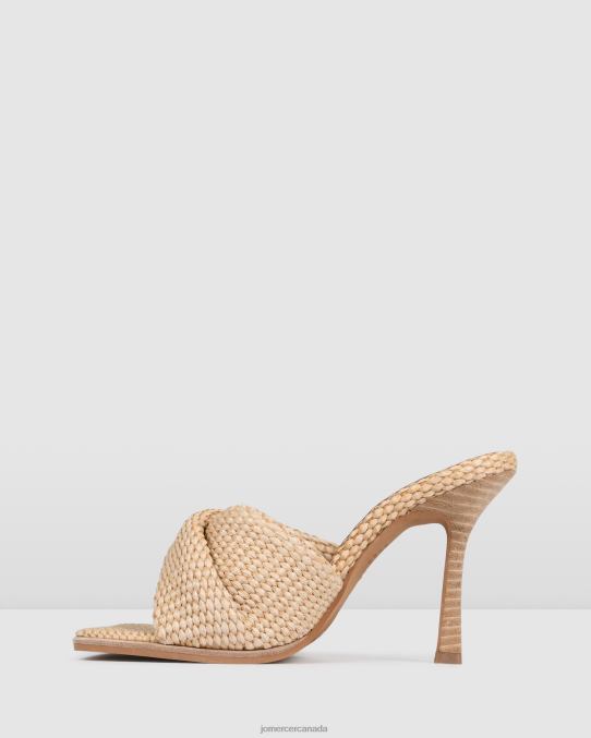 Lana high heel sandals Jo Mercer Natural Woven Footwear 6D6FN109
