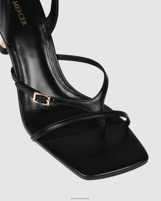 Olyssa high heel sandals Jo Mercer Black Leather Footwear 6D6FN135