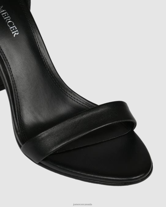 Preston high heel sandals Jo Mercer Black Leather Footwear 6D6FN127