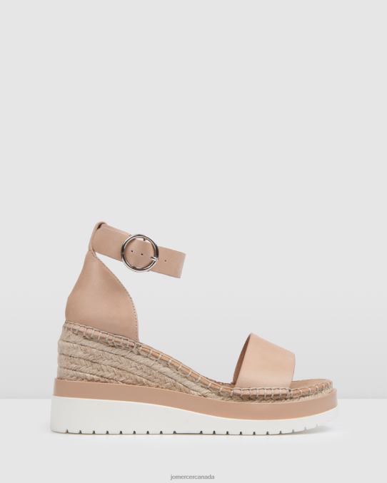 Klume mid heel wedge espadrilles Jo Mercer Natural Leather Footwear 6D6FN52