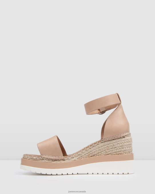 Klume mid heel wedge espadrilles Jo Mercer Natural Leather Footwear 6D6FN52