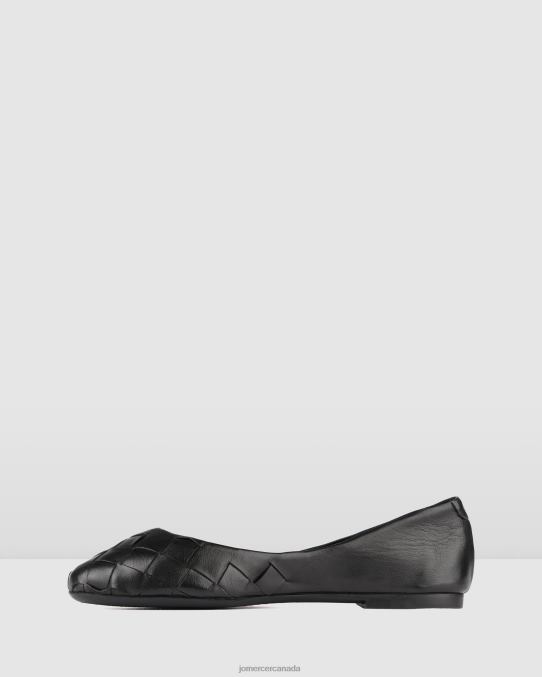 Bex casual flats Jo Mercer Black Leather Footwear 6D6FN216