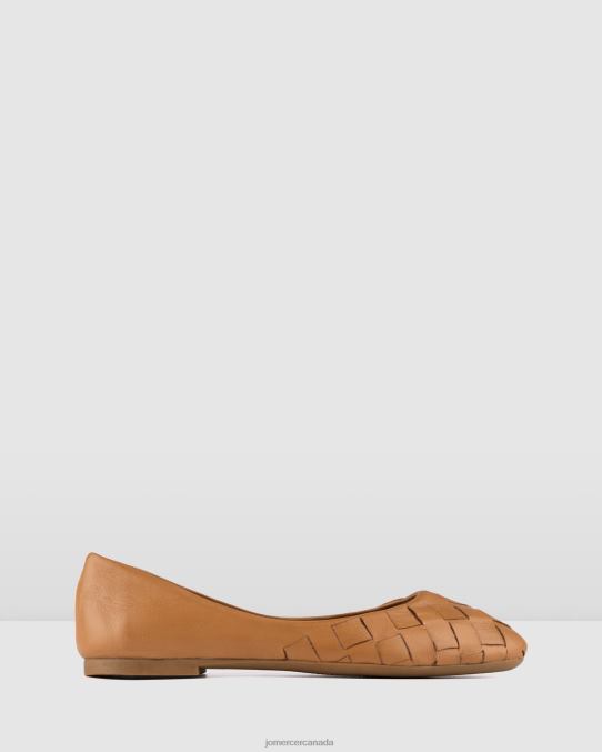 Bex casual flats Jo Mercer Tan Leather Footwear 6D6FN217