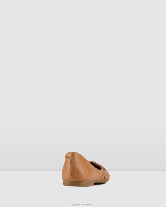 Bex casual flats Jo Mercer Tan Leather Footwear 6D6FN217