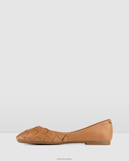 Bex casual flats Jo Mercer Tan Leather Footwear 6D6FN217