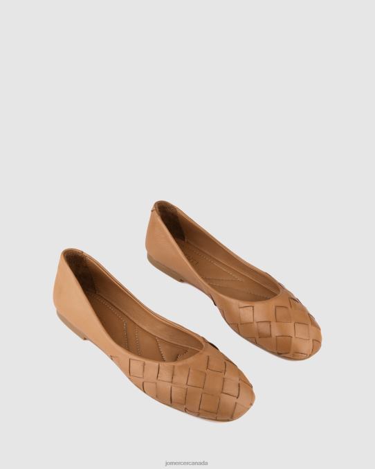 Bex casual flats Jo Mercer Tan Leather Footwear 6D6FN217