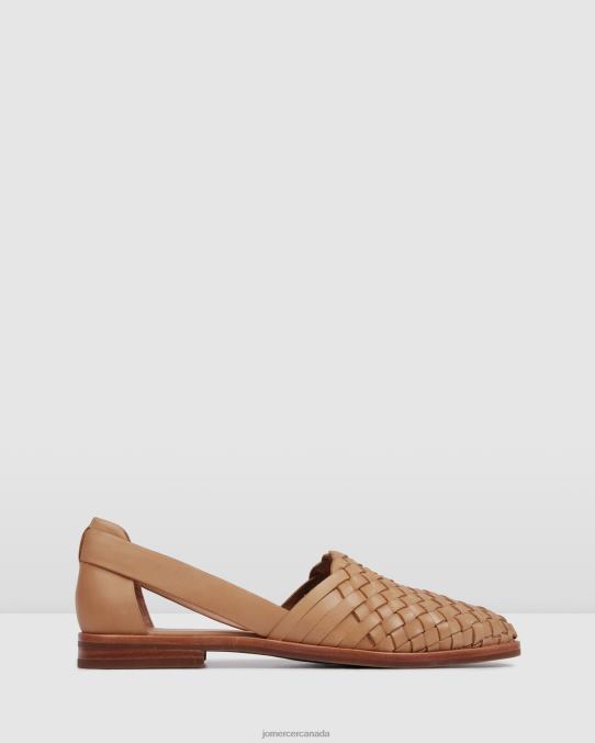 Wisdom casual flats Jo Mercer Tan Leather Footwear 6D6FN208