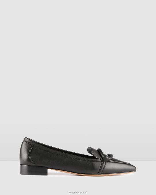 Ainsley dress flats Jo Mercer Black Leather Footwear 6D6FN193