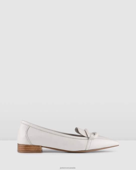 Ainsley dress flats Jo Mercer Off White Leather Footwear 6D6FN194