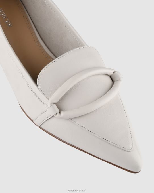 Ainsley dress flats Jo Mercer Off White Leather Footwear 6D6FN194