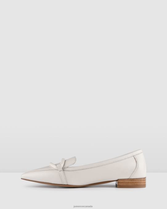 Ainsley dress flats Jo Mercer Off White Leather Footwear 6D6FN194