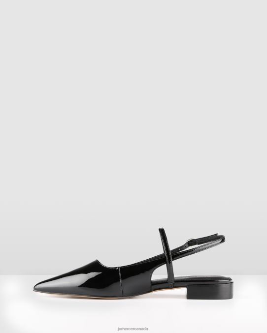 Alexa dress flats Jo Mercer Black Patent Footwear 6D6FN191