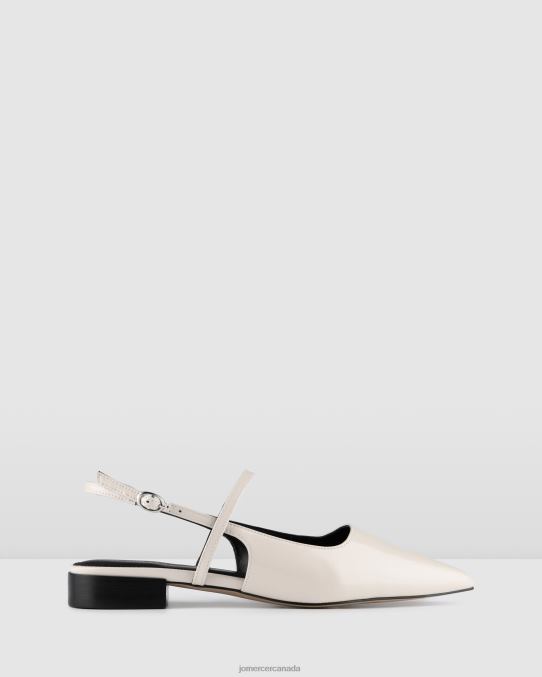 Alexa dress flats Jo Mercer Bone Box Leather Footwear 6D6FN192
