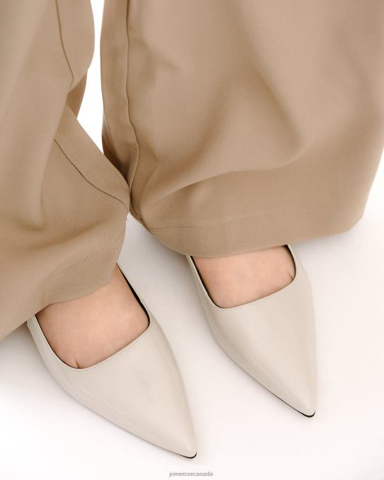 Alexa dress flats Jo Mercer Bone Box Leather Footwear 6D6FN192
