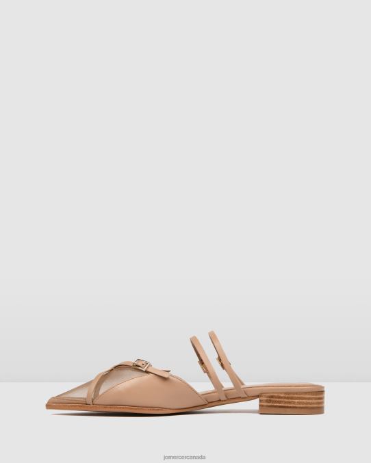 Arabelle dress flats Jo Mercer Beige Leather Footwear 6D6FN204
