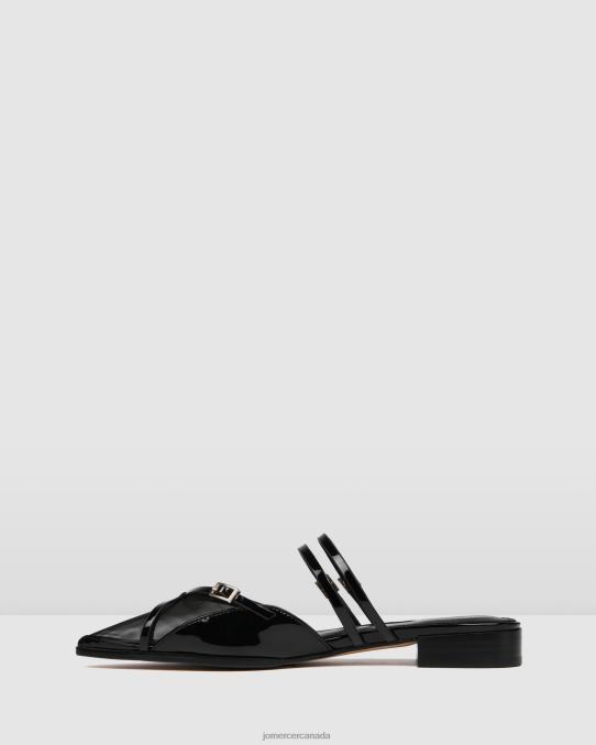 Arabelle dress flats Jo Mercer Black Patent Footwear 6D6FN203