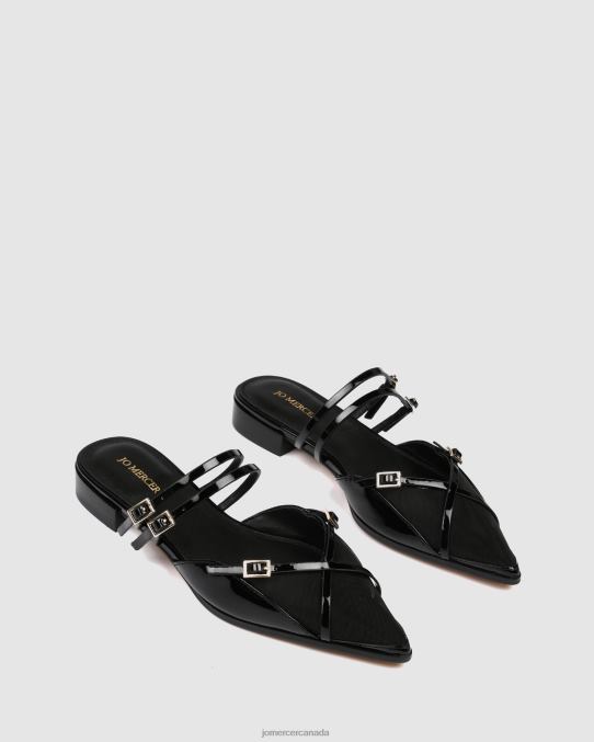 Arabelle dress flats Jo Mercer Black Patent Footwear 6D6FN203