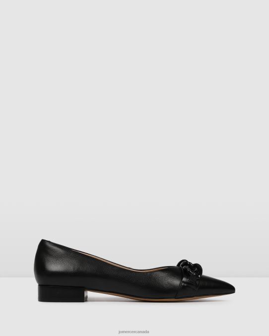 Audrey dress flats Jo Mercer Black Leather Footwear 6D6FN200