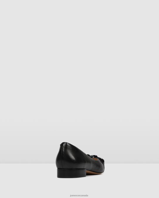 Audrey dress flats Jo Mercer Black Leather Footwear 6D6FN200