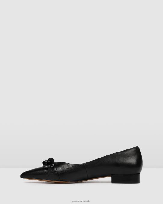 Audrey dress flats Jo Mercer Black Leather Footwear 6D6FN200