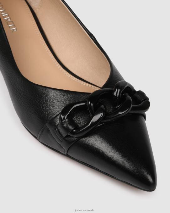 Audrey dress flats Jo Mercer Black Leather Footwear 6D6FN200