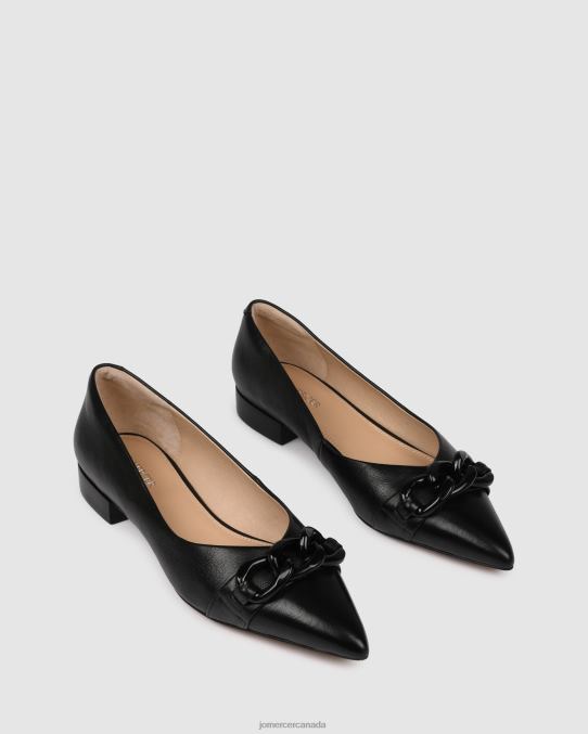 Audrey dress flats Jo Mercer Black Leather Footwear 6D6FN200
