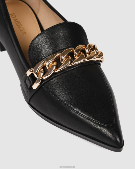 Columbia dress flats Jo Mercer Black Leather Footwear 6D6FN196