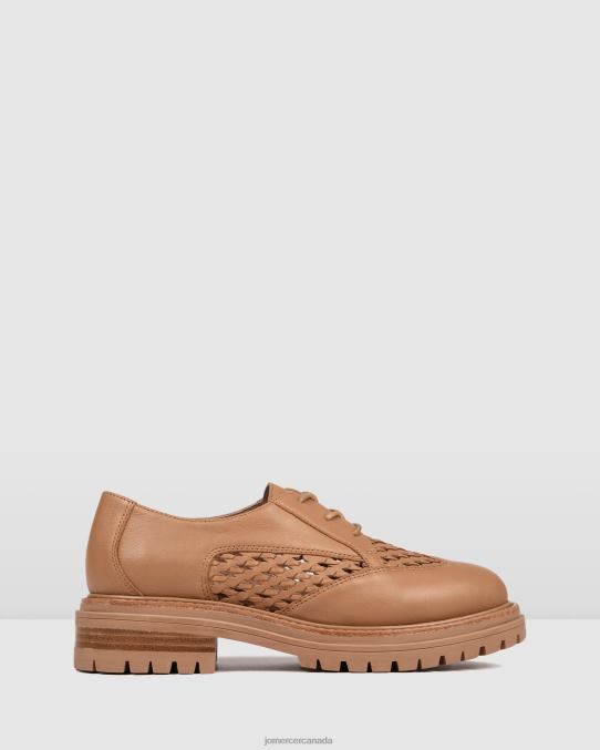 Balmoral lace up loafers Jo Mercer Tan Leather Footwear 6D6FN189