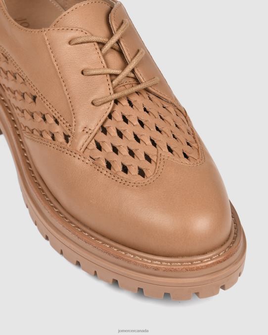 Balmoral lace up loafers Jo Mercer Tan Leather Footwear 6D6FN189