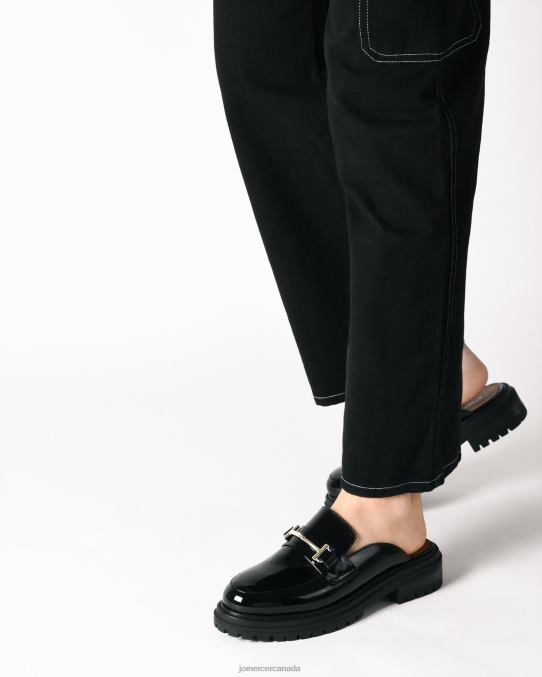 Belfast loafers Jo Mercer Black Patent Footwear 6D6FN180
