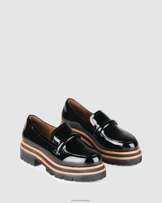 Belle loafers Jo Mercer Black Patent Footwear 6D6FN162