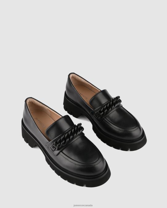 Brodie loafers Jo Mercer Black Leather Footwear 6D6FN167