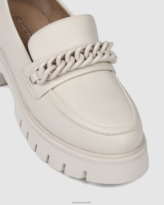 Brodie loafers Jo Mercer Off White Leather Footwear 6D6FN168