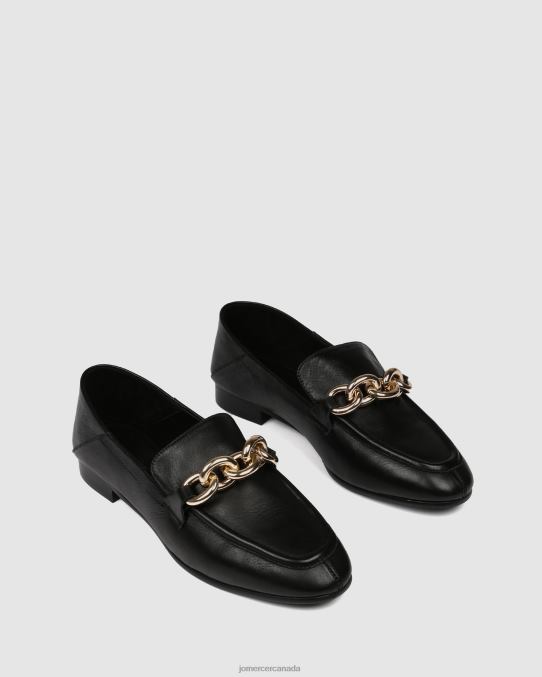Dream casual flats Jo Mercer Black Leather Footwear 6D6FN209