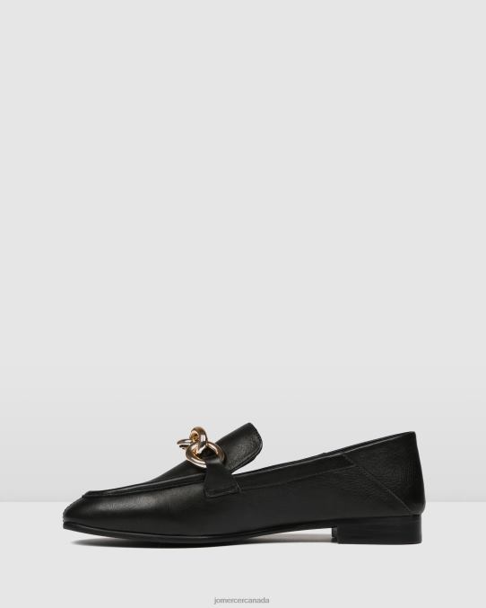Dream casual flats Jo Mercer Black Leather Footwear 6D6FN209