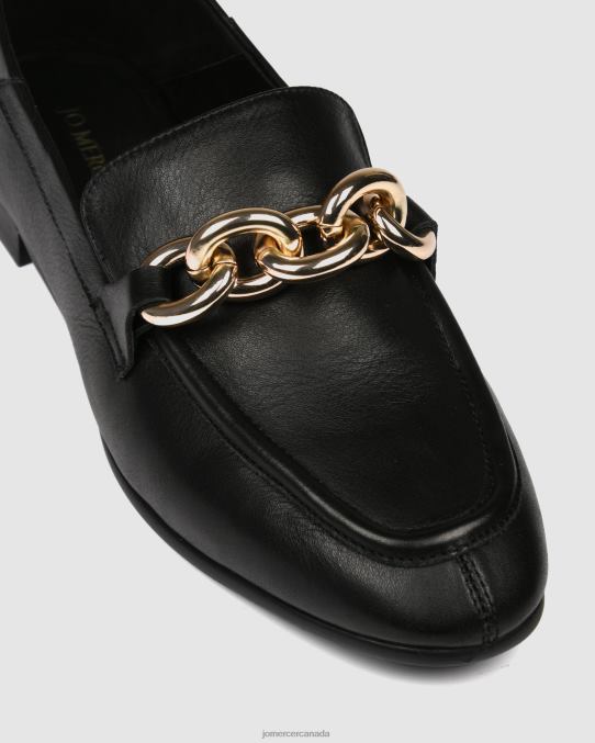 Dream casual flats Jo Mercer Black Leather Footwear 6D6FN209