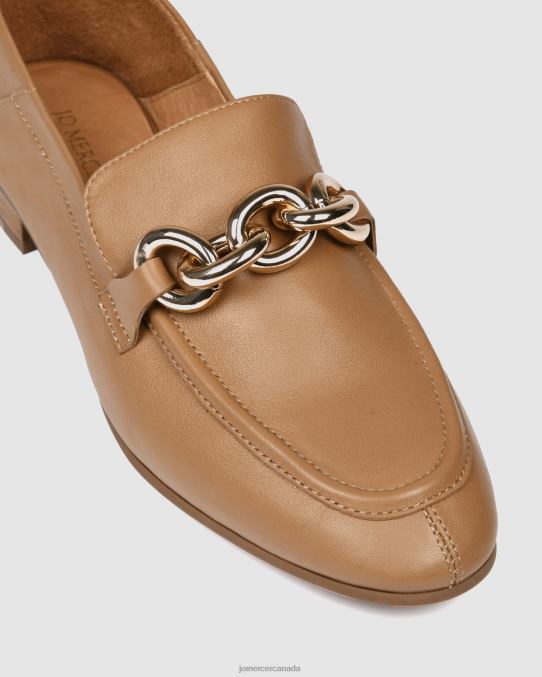 Dream casual flats Jo Mercer Tan Leather Footwear 6D6FN210