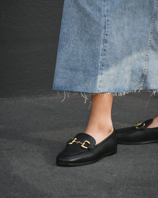 Elm casual flats Jo Mercer Black Leather Footwear 6D6FN205
