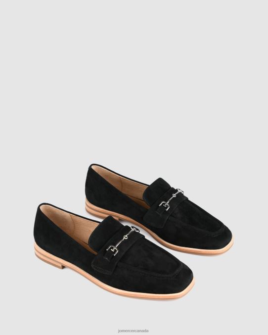 Isabella casual flats Jo Mercer Black Suede Footwear 6D6FN213