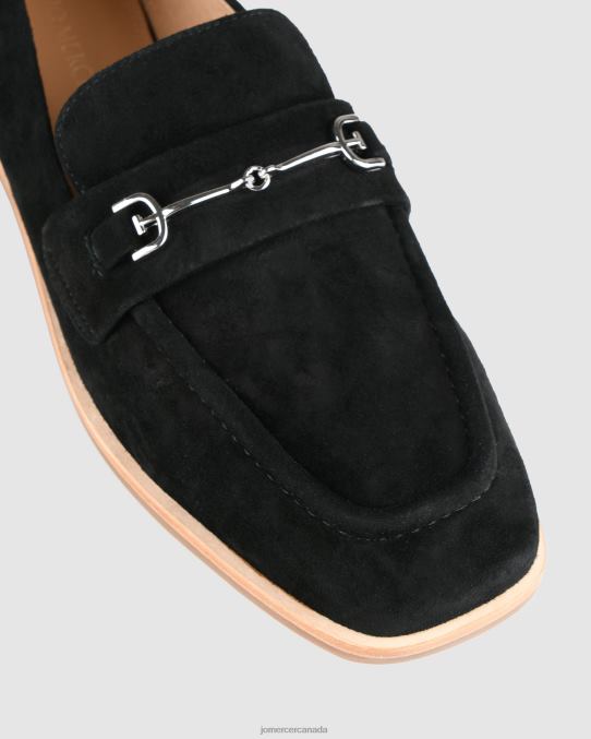 Isabella casual flats Jo Mercer Black Suede Footwear 6D6FN213
