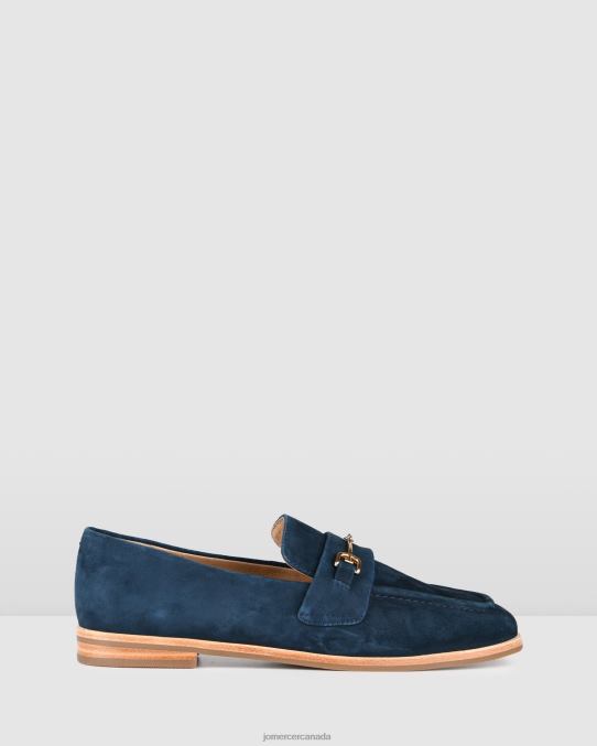 Isabella casual flats Jo Mercer Navy Suede Footwear 6D6FN214