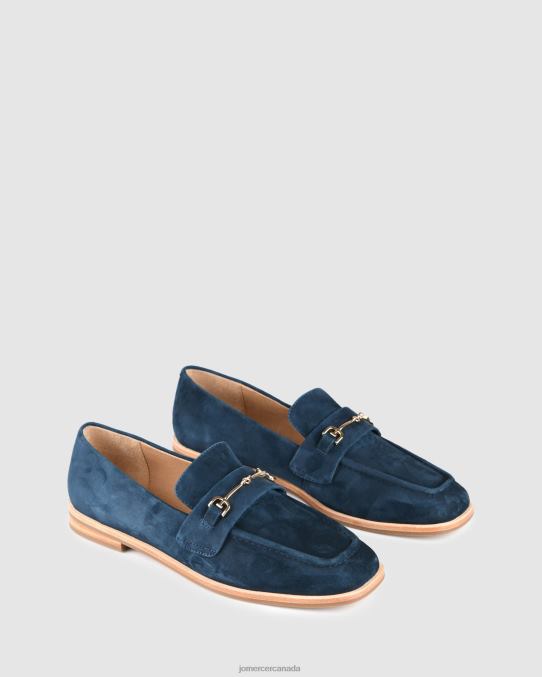 Isabella casual flats Jo Mercer Navy Suede Footwear 6D6FN214