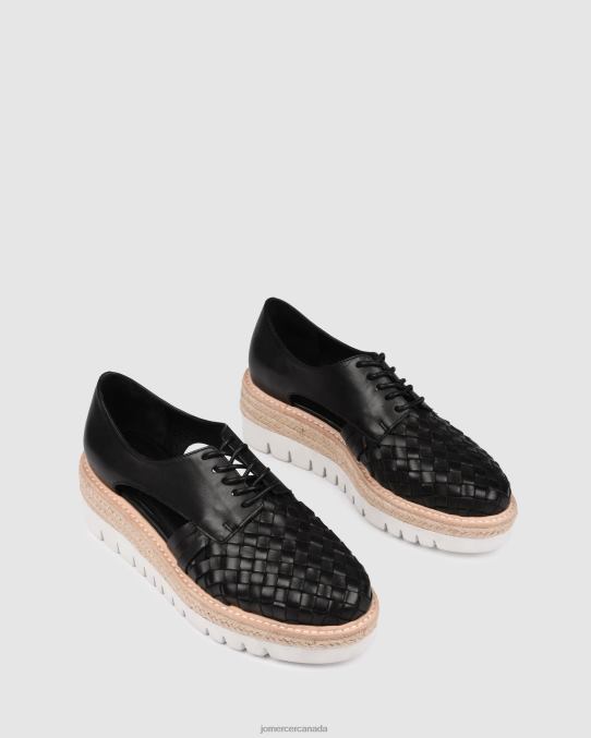 Jiro lace ups Jo Mercer Black Leather Footwear 6D6FN186