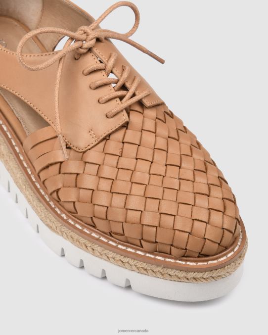 Jiro lace ups Jo Mercer Tan Leather Footwear 6D6FN187