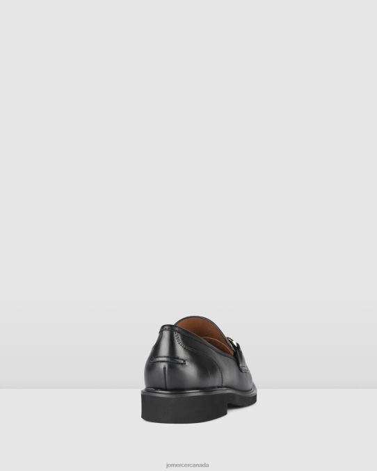 Nora loafers Jo Mercer Black Leather Footwear 6D6FN178