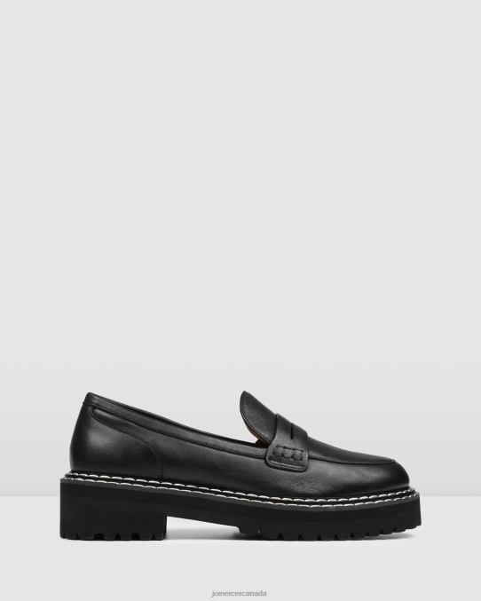 Unity loafers Jo Mercer Black Leather Footwear 6D6FN160