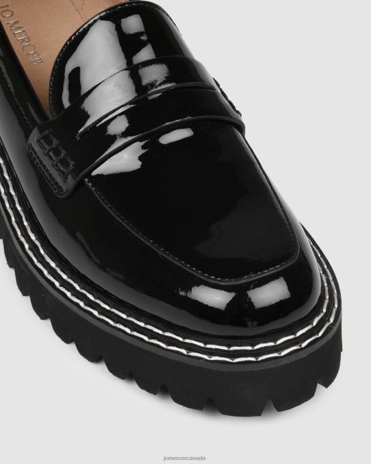 Unity loafers Jo Mercer Black Patent Footwear 6D6FN159