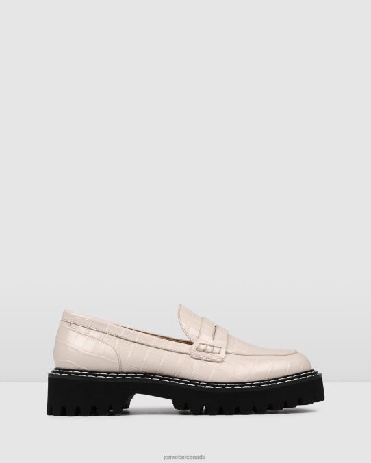 Unity loafers Jo Mercer Bone Croc Footwear 6D6FN161