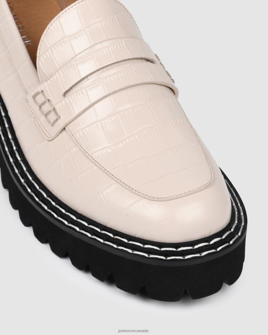 Unity loafers Jo Mercer Bone Croc Footwear 6D6FN161